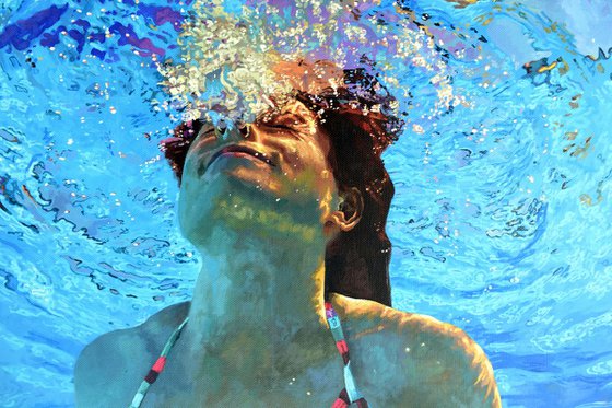Blowing Bubbles II - Underwater Painting