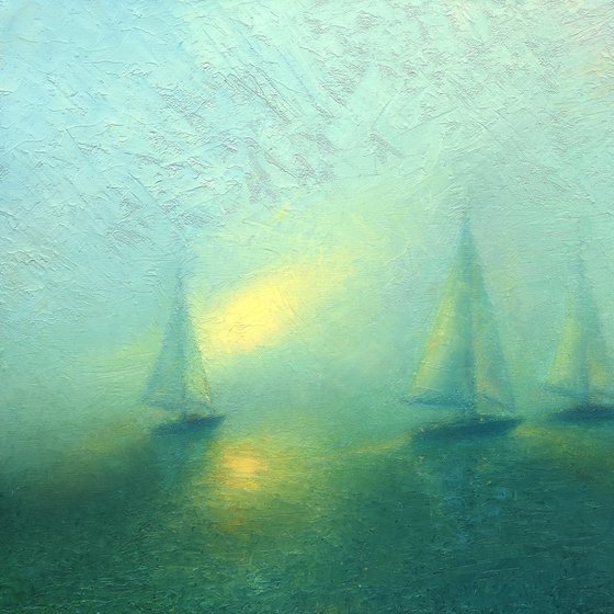 Foggy regatta