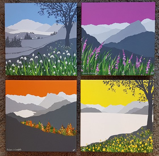 4 seasons in The Lake District