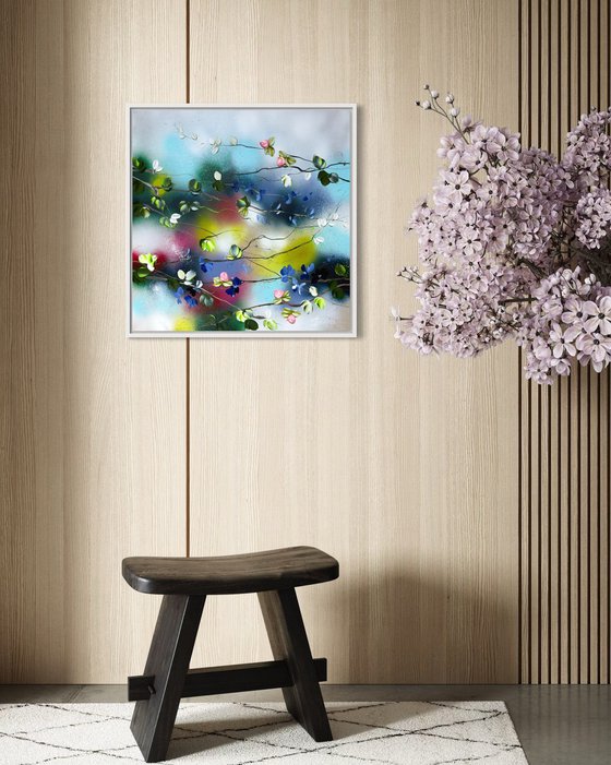 Floral Whirl I