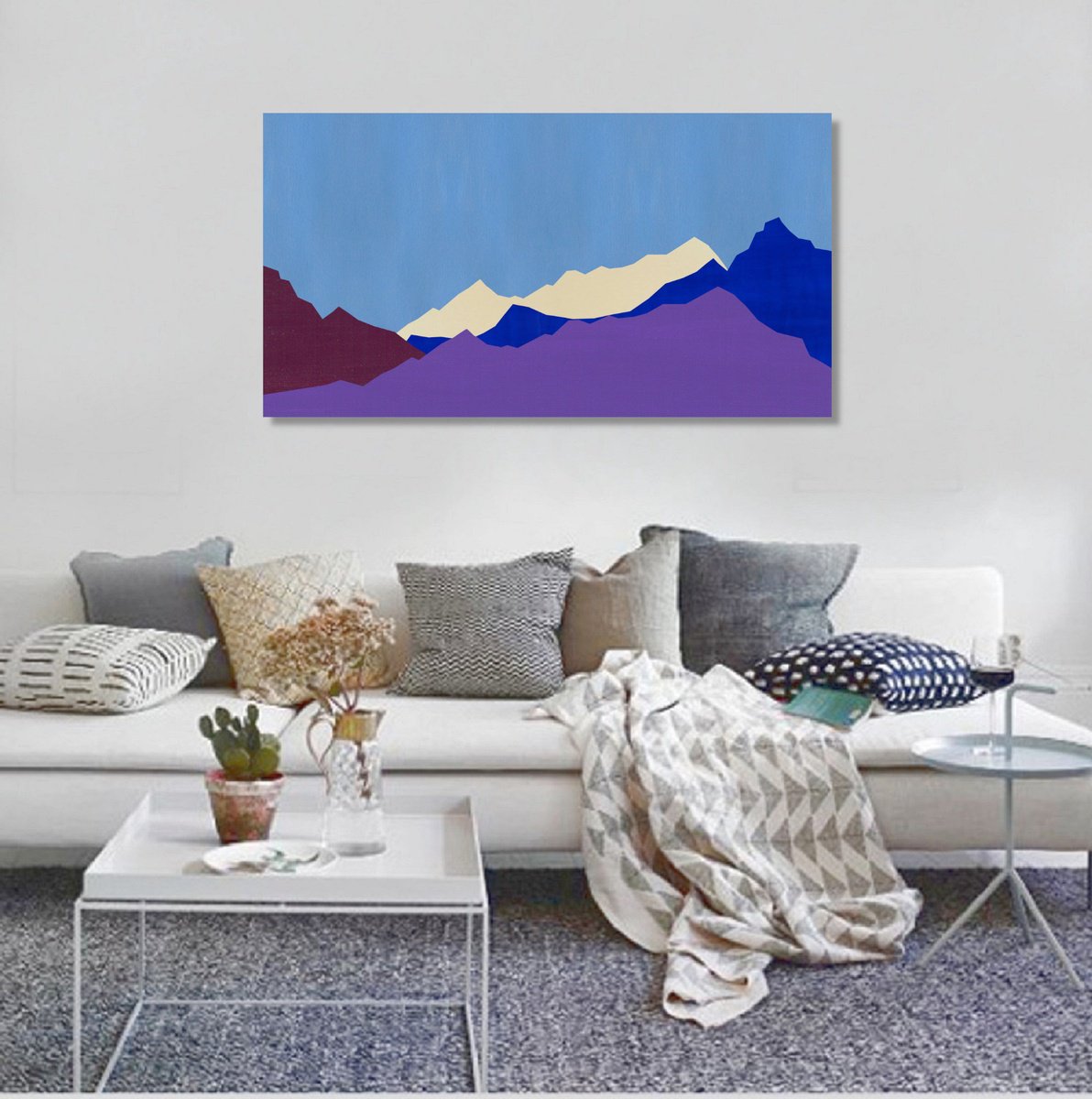  Silent Ridges #09 By Marina Krylova, 43 X 24, Artwork For Sale On Artfinder