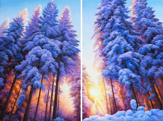 WINTER FOREST DIPTYCH