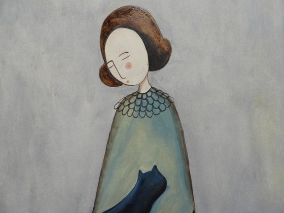 Thinking about a cat