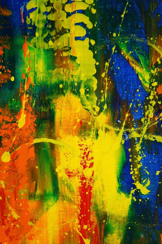 Carnival II (40 x 120 cm) (16 x 48 inches) XL vertical