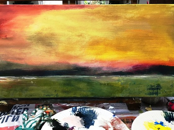 Sunrise Over Dartmoor