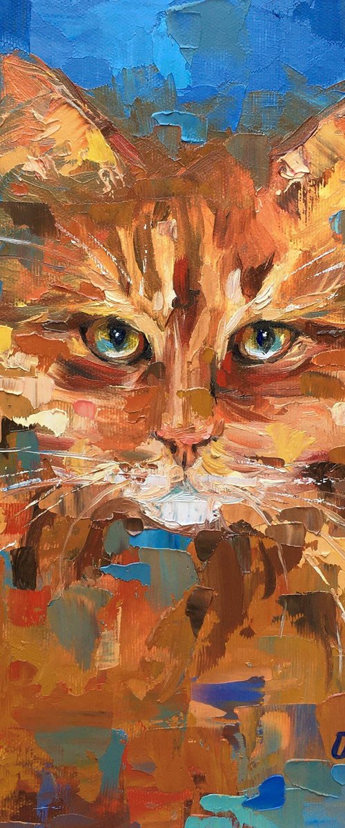 "Red Cat" portrait by OXYPOINT