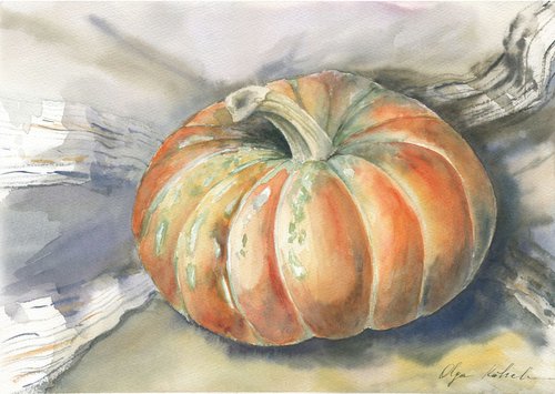 Autumn Pumpkin by Olga Koelsch