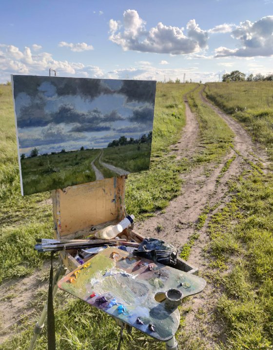 The Way - sky landscape painting