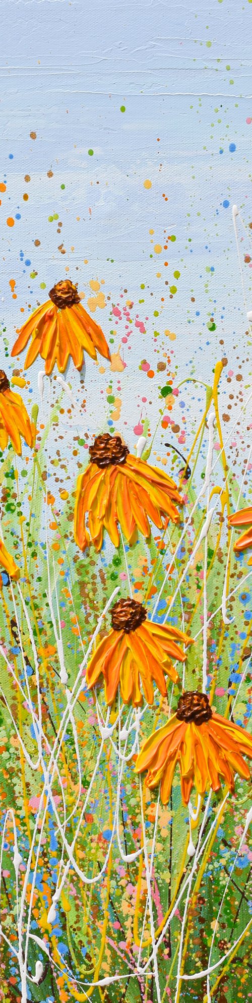 Yellow Echinacea by Olga Tkachyk