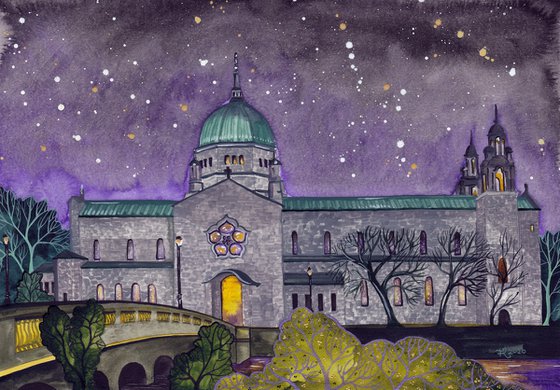Galway Cathedral at Night