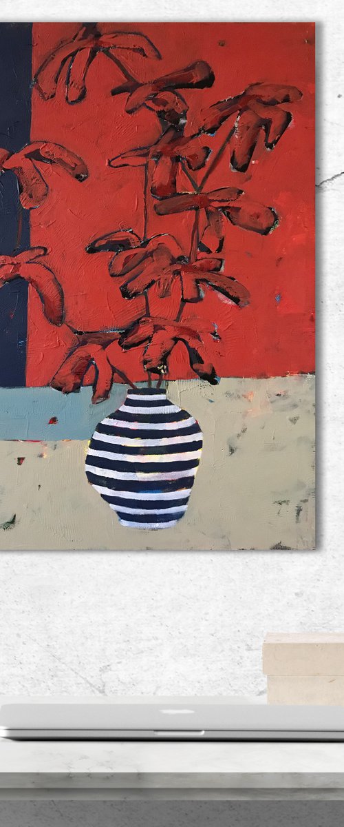 Flowers and Vase #4 by Nick Molloy