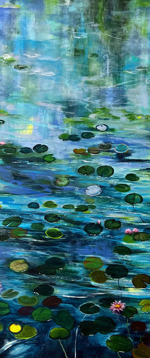 Water Lilies 8 by Sandra Gebhardt-Hoepfner
