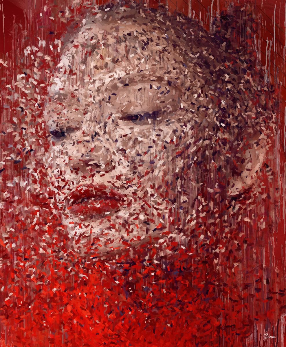 Illustrative Portrait Photograph By Bojan Jevtic, 35 X 43, Dream On, Original Artwork