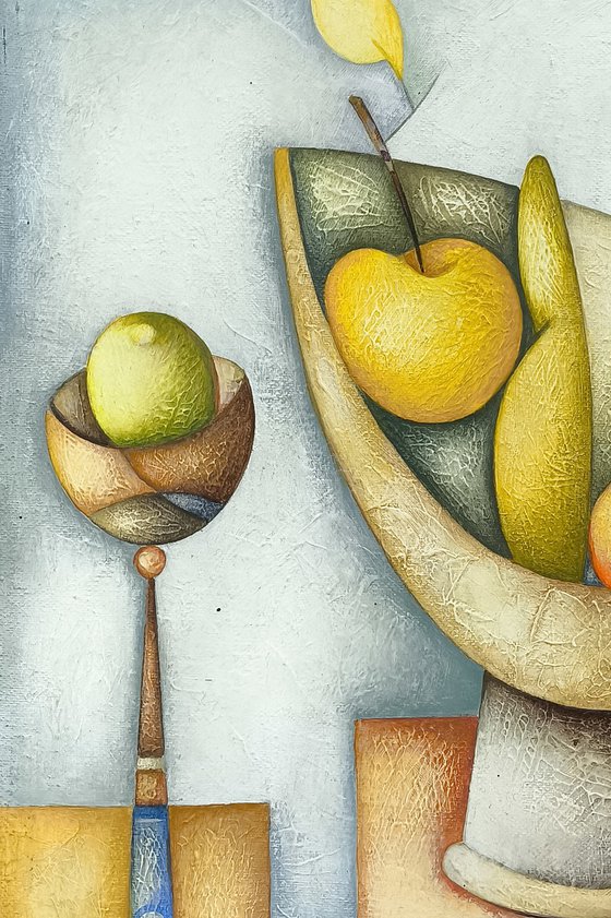 Cubist Fruit Harmony