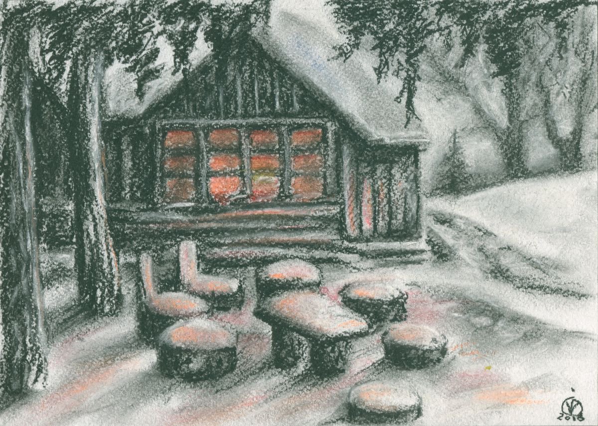 Winter Sketch #1 by Vio Valova