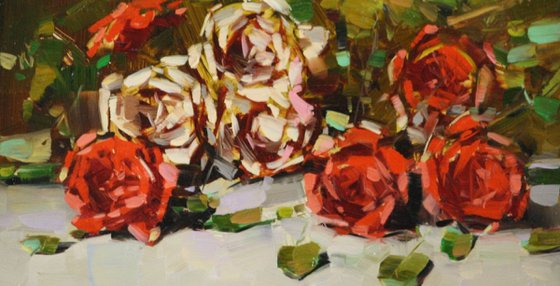 Roses Original oil Painting