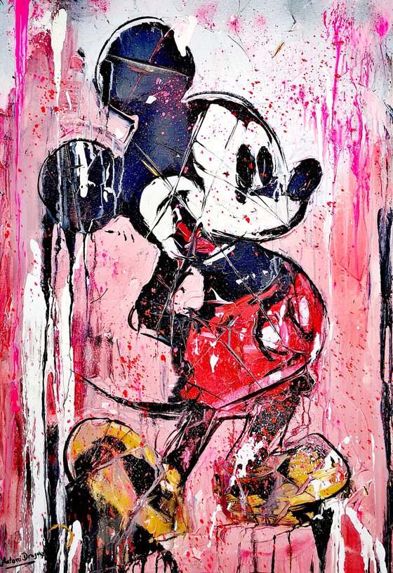 Mikey Mouse pink progressive multipaint