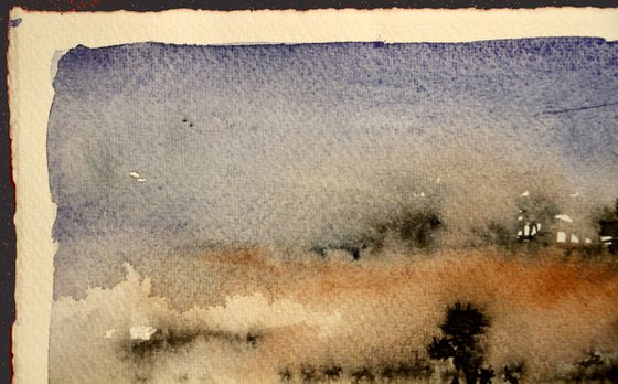 SMALL LANDSCAPES 15, Watecolor on Paper, 25 x 15 cm