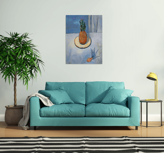 Pineapple with onion