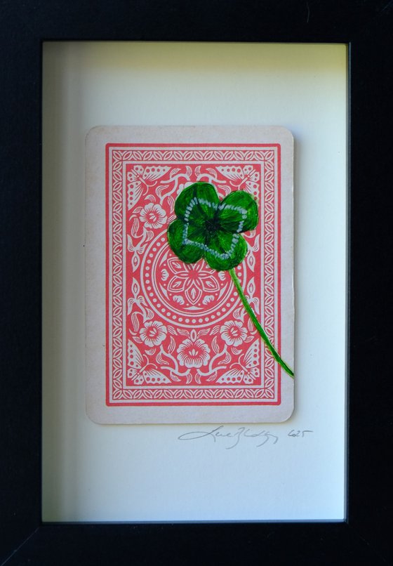 A little bit of luck (red flower)