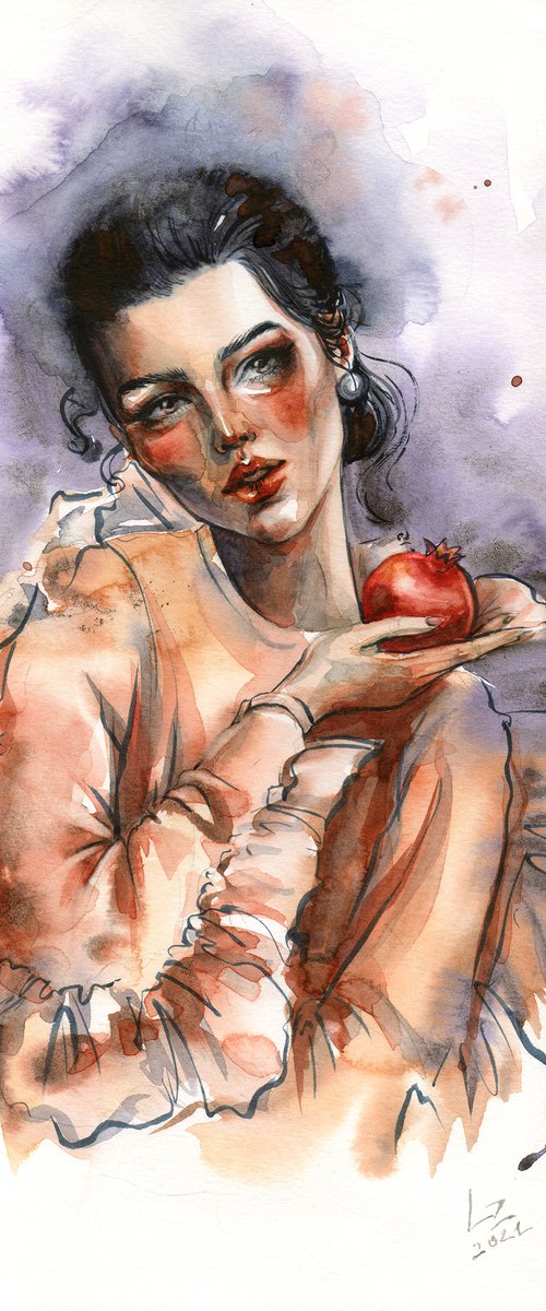 Pomegranate time by Lada Ziangirova