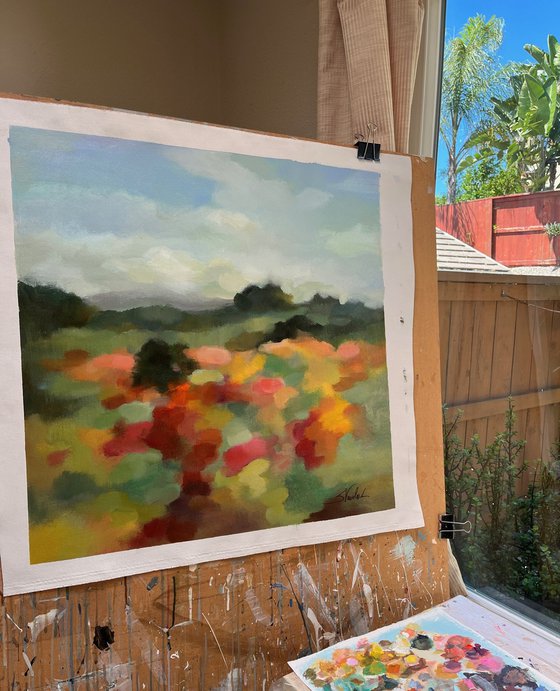 Summer Blooming Fields