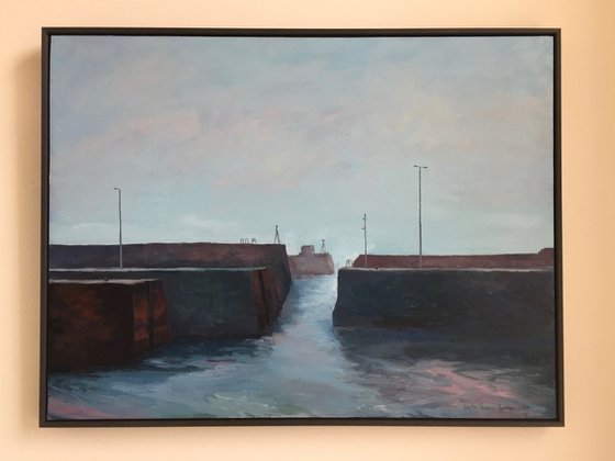 'St Monans Harbour, Calm Day'