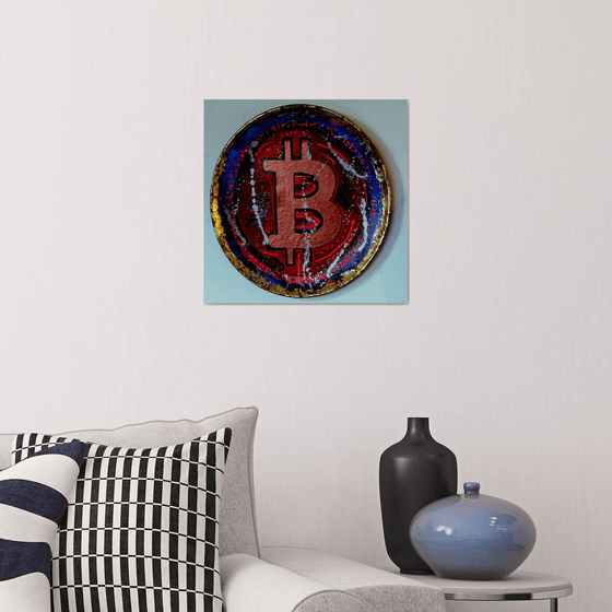 Bitcoin plate