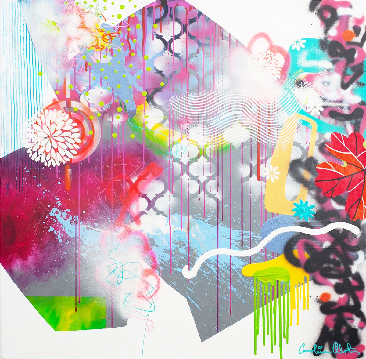 All Good By Carolina Alotus, 39 X 39, Artwork For Sale On Artfinder