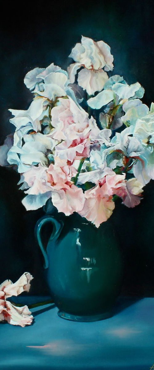 Flowers in a vase by Natalia Lugovskaya