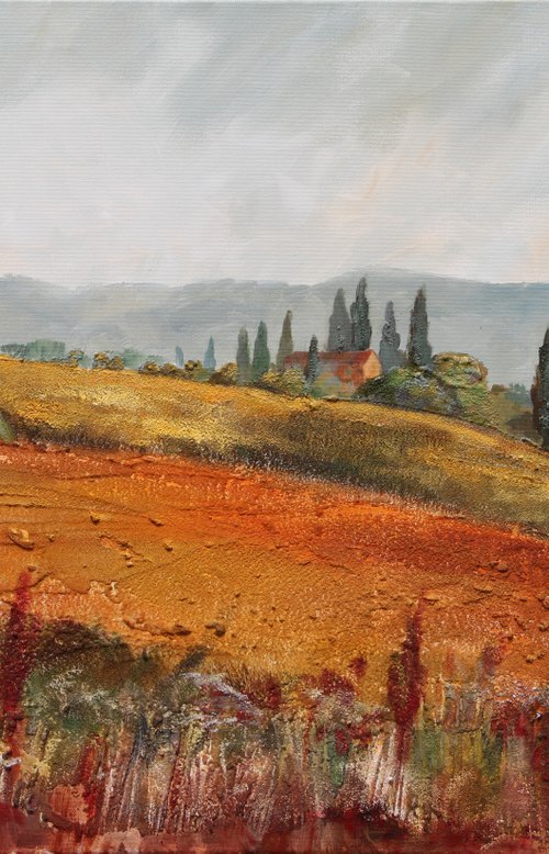 Red Ground of Tuscany by Anna Shesterikova