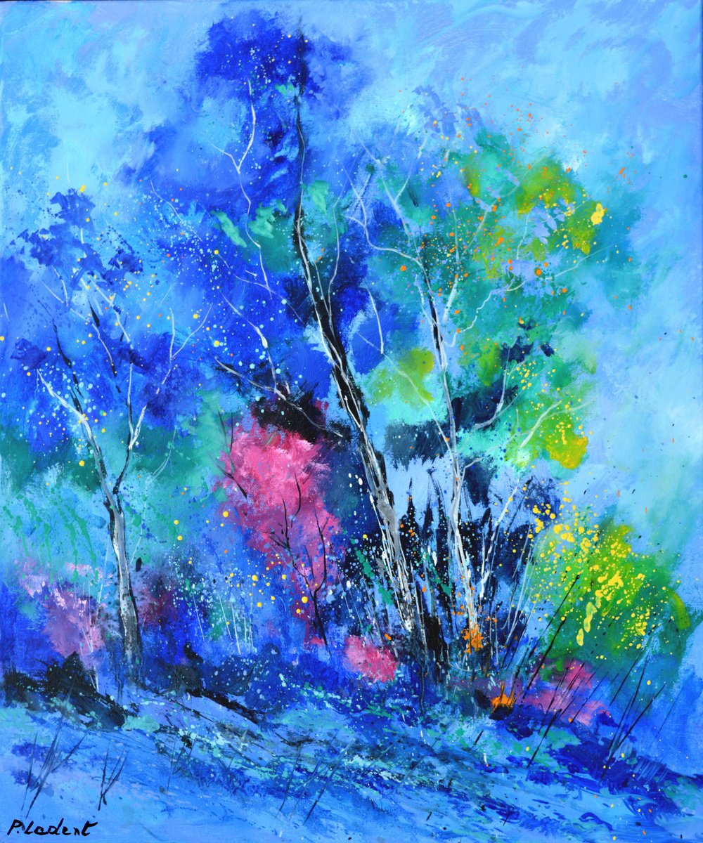 Blue Summer 5622 By Pol Henry Ledent, 20 X 24, Artwork For Sale On Artfinder