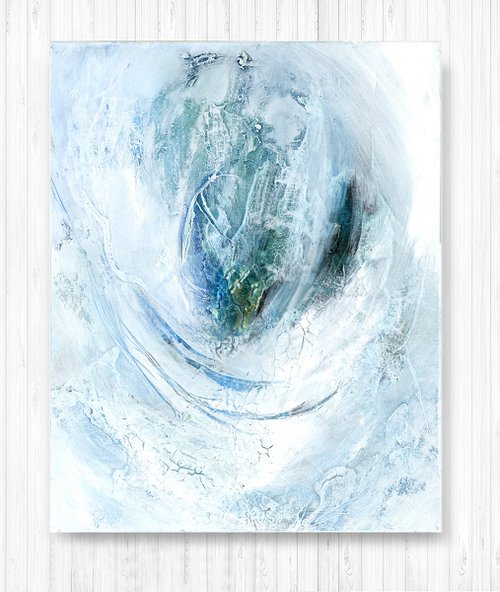 Simple Prayers 1 - Textured Abstract Painting by Kathy Morton Stanion by Kathy Morton Stanion
