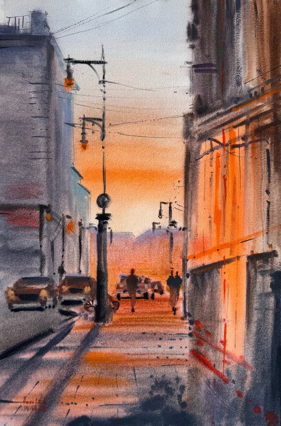 Orange sunset