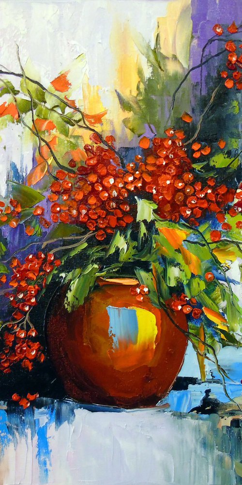 A bouquet of viburnum by Olha Darchuk