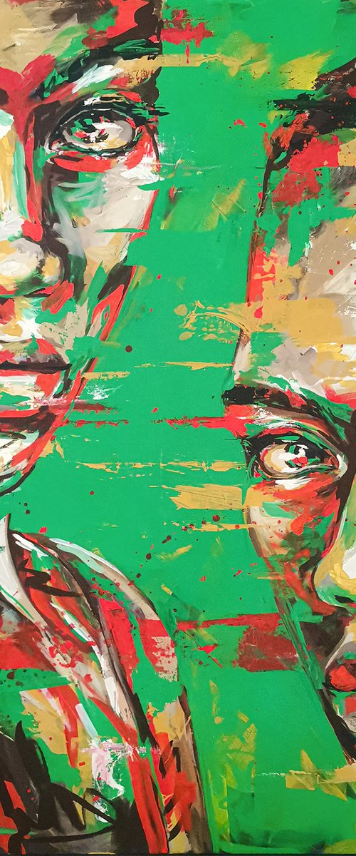 Naim & Lamin by carographic by Carolyn Mielke