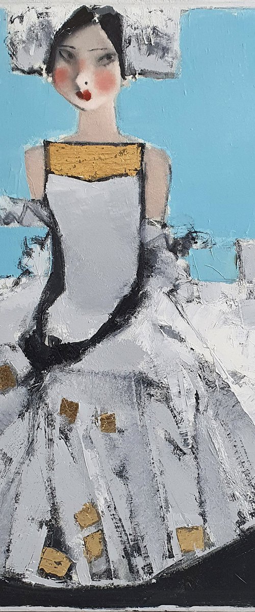 white dress by Andrey Smirnoff