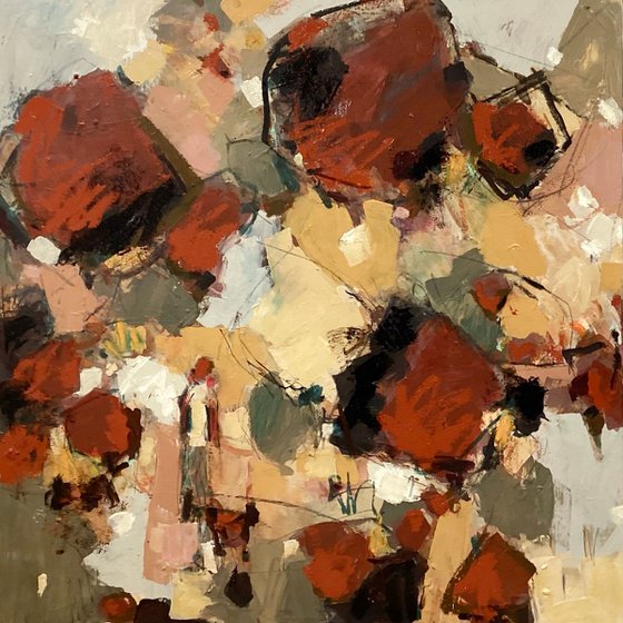 Young Woman with Dogs