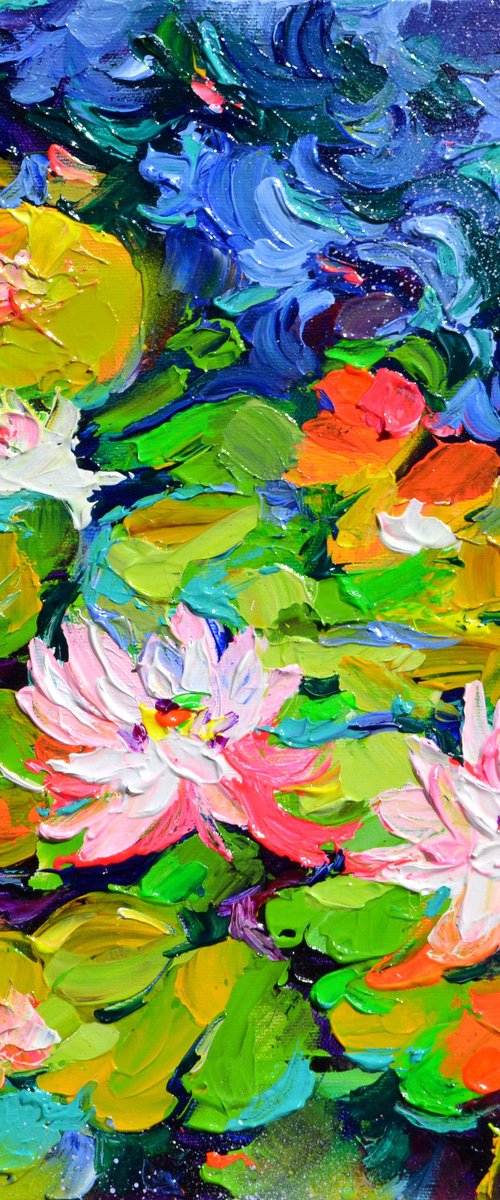 Water Lilies on the Pond by Soos Roxana Gabriela