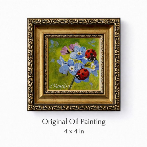 Forget-Me-Nots and Ladybugs Mini Set