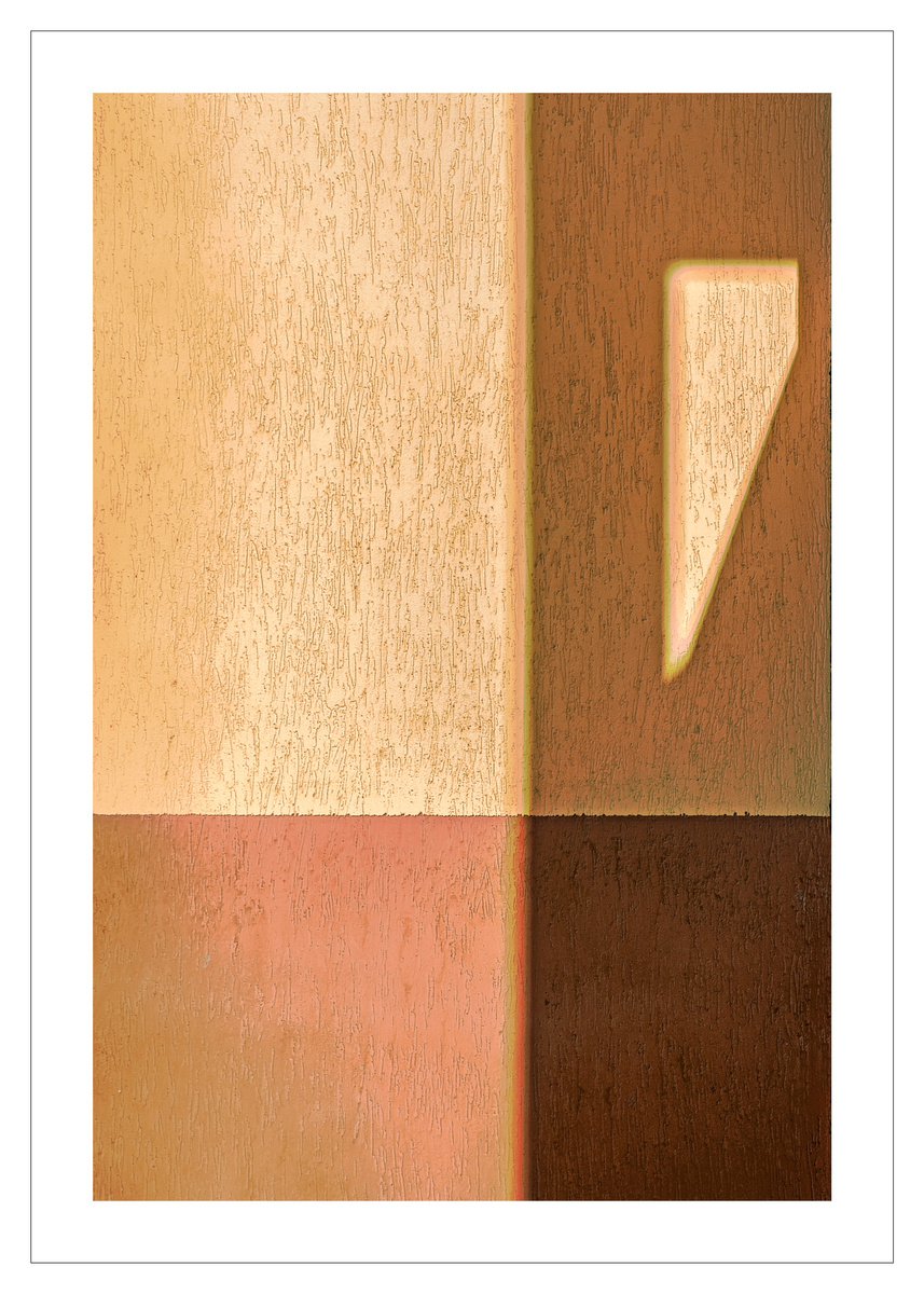 Geometric Abstract Photograph By Beata Podwysocka, 20 X 28, Wallscape 113, Original Artwork