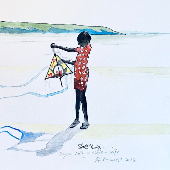 Boy With A Broken Kite