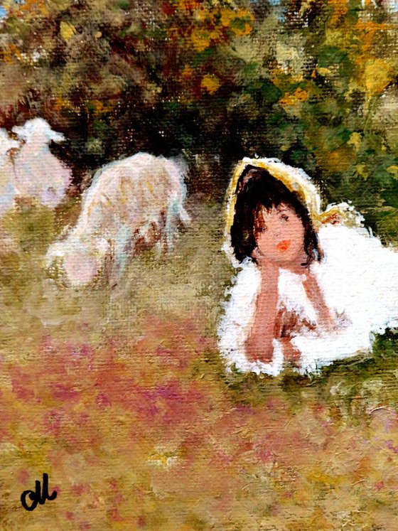 The little shepherdess ..