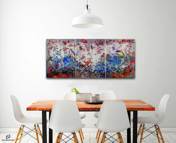 150x75cm. / abstract painting / Abstract 1150