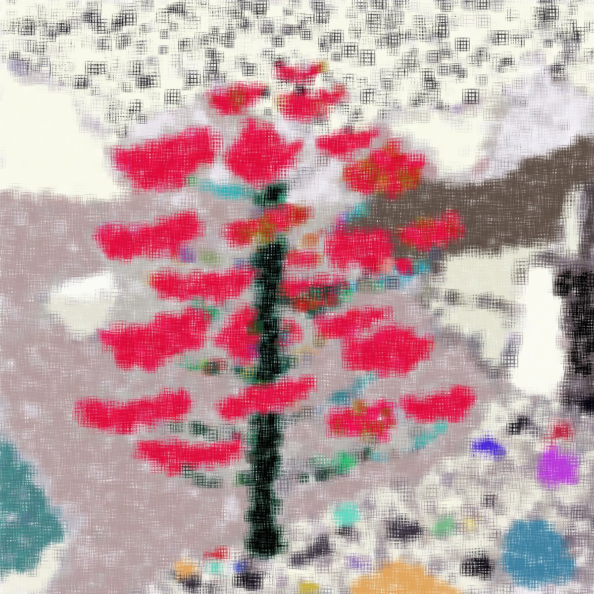 Impressionistic Giclee Print , Des Integration By Alejos, 17 X 17, Artwork For Sale On Artfinder