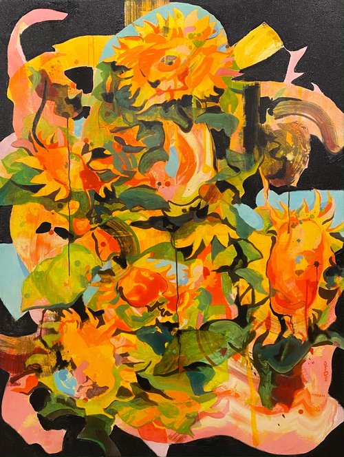 Sunflowers by Peter Jakab Szőke