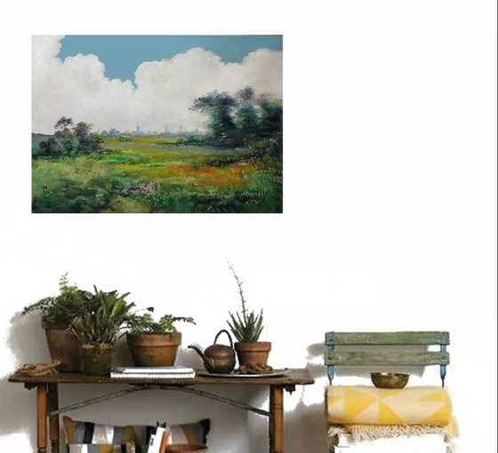 The edge of the city