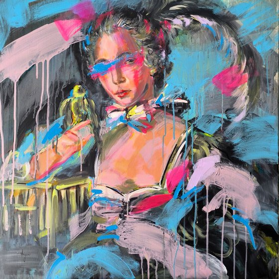 Woman with Bird