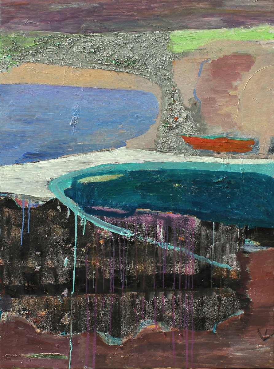 Sea By Sergiy Dekalyuk, 28 X 37, Artwork For Sale On Artfinder