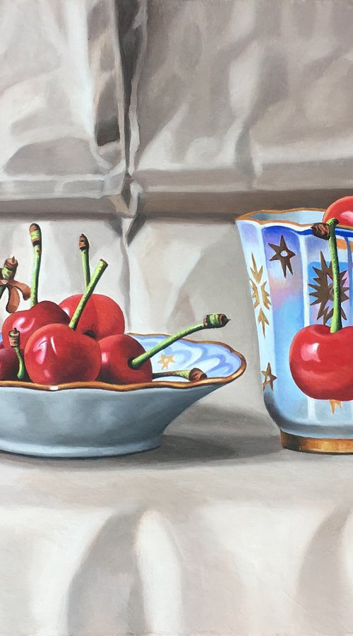 Composition with Cherries by Alexander Titorenkov